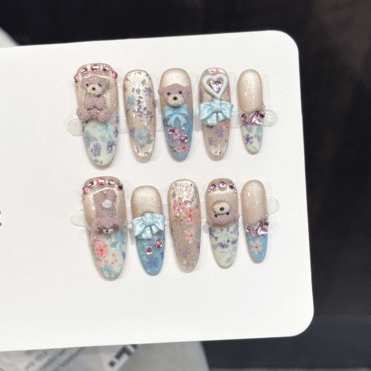 10 Stück ovale handgefertigte  – Pressed Flower Art Bewertung und Preis