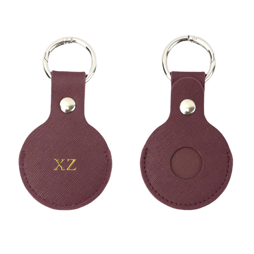 Benutzerdefinierte goldene Anf – Monogram Keychain Leather Bewertung und Preis