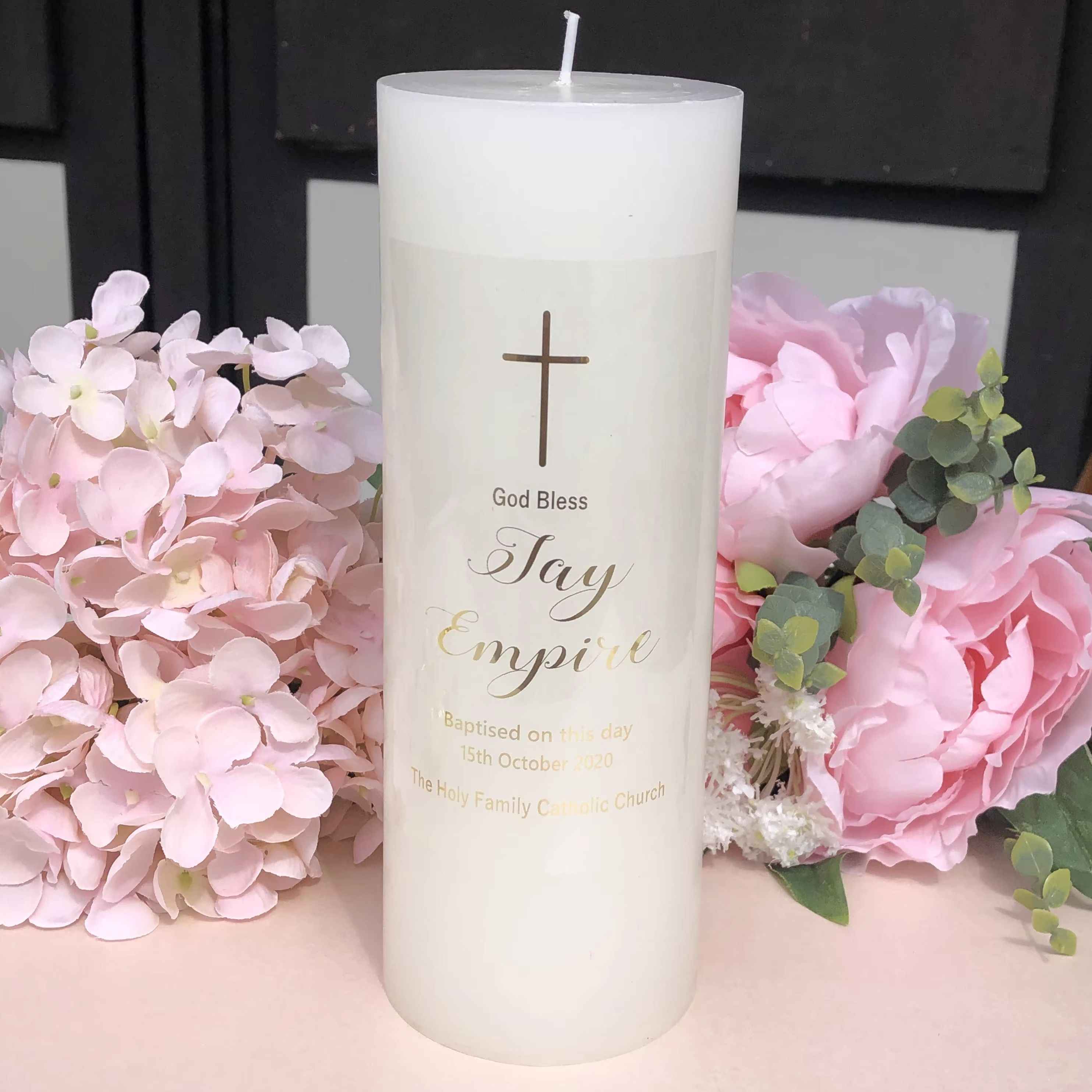1 personalisierte Erste kommun – Personalised Candle Label Bewertung und Preis